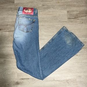 Vintage Fiorucci Angel Flare Jeans Junior 5
